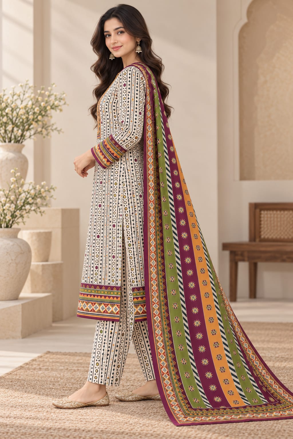 Premium Unstitched 3 Piece Linen