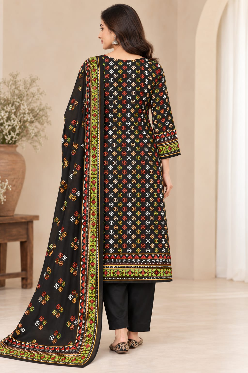 Premium Unstitched 3 Piece Bana Dora Linen