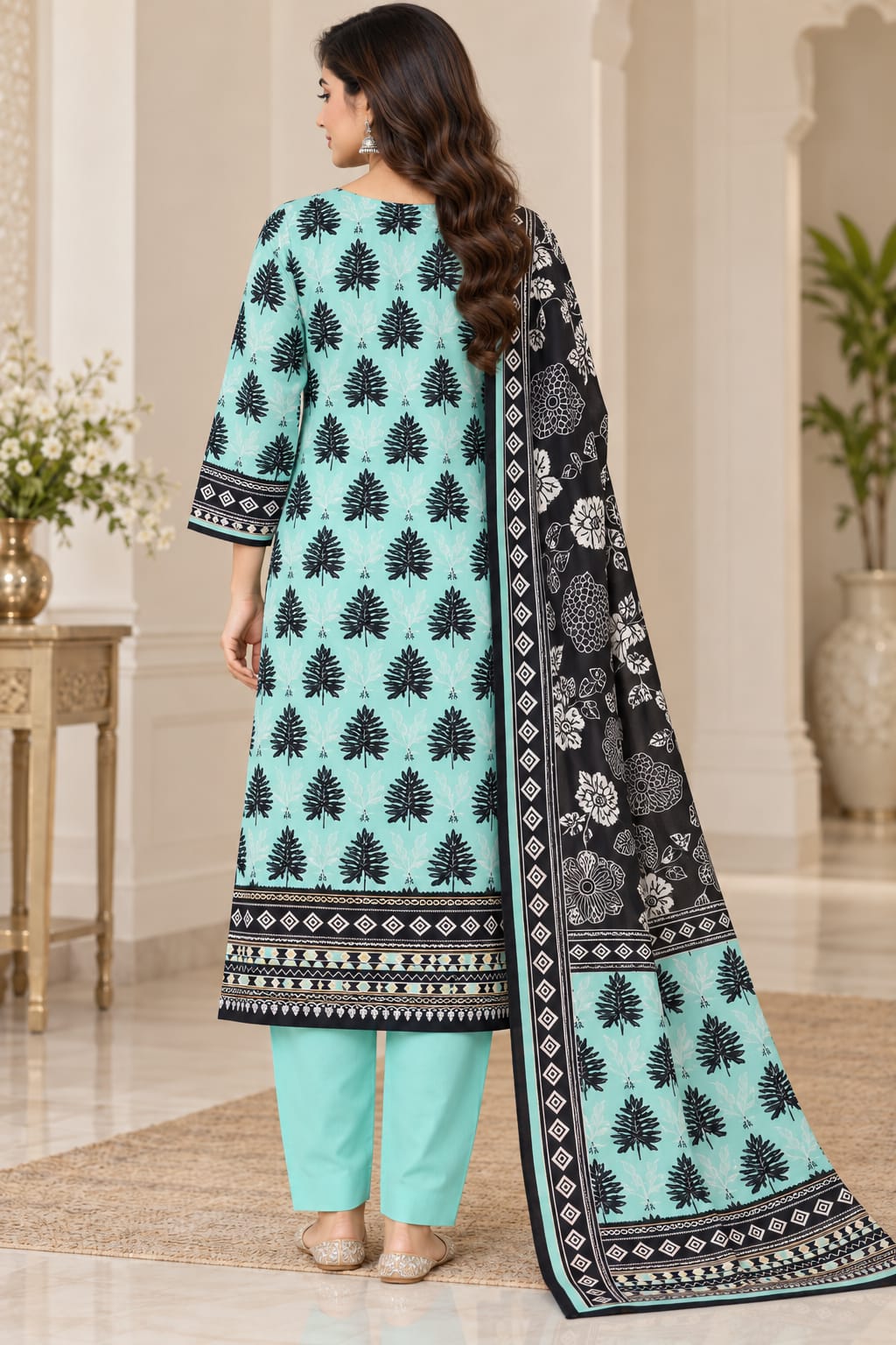 Premium Unstitched 3 Piece Bana Dora Linen