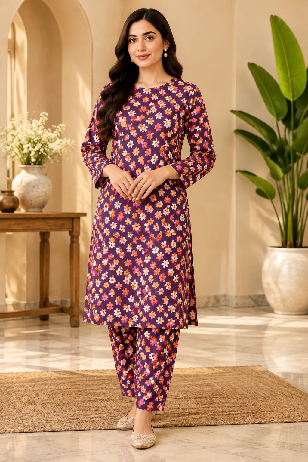 Premium 1 Piece Cotton Unstitched Suit | Soft & Comfortable Fabric