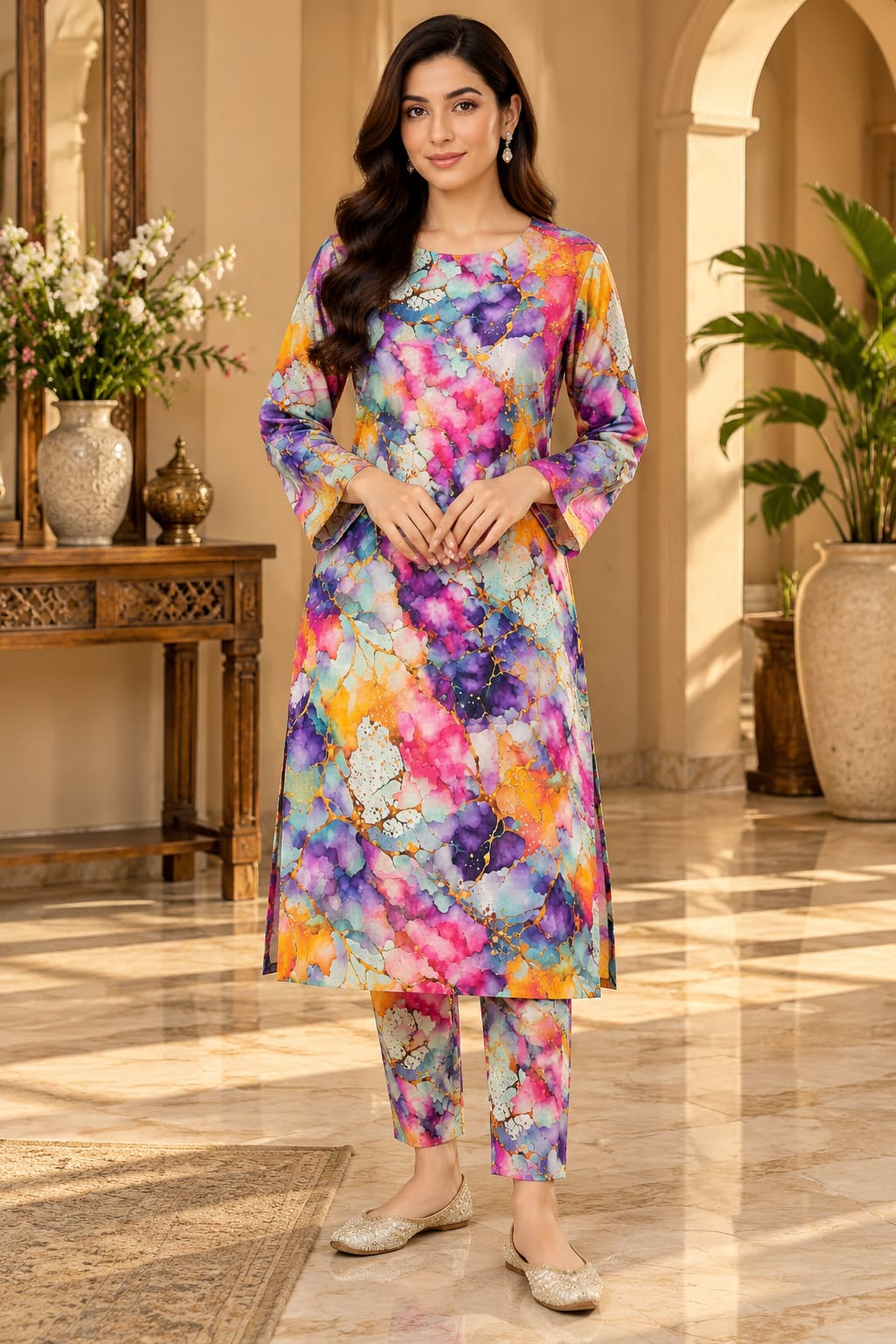 Premium 1 Piece Cotton Unstitched Suit | Soft & Comfortable Fabric