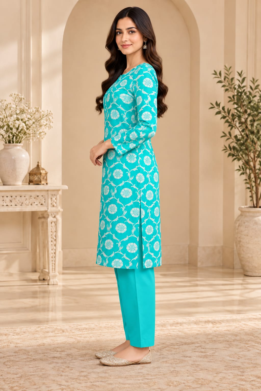 2 Piece Premium Cotton Unstitched
