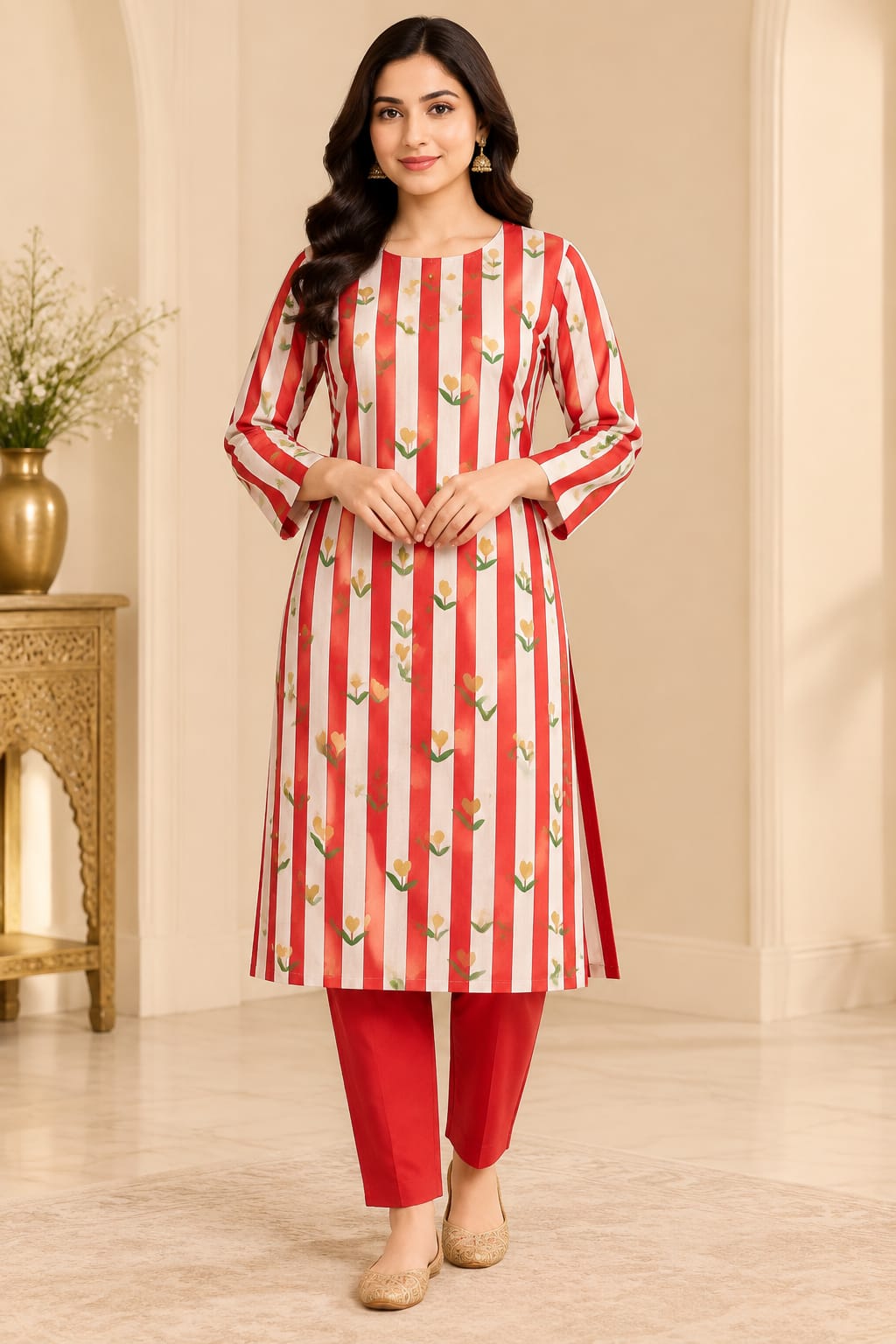 2 Piece Premium Cotton Unstitched