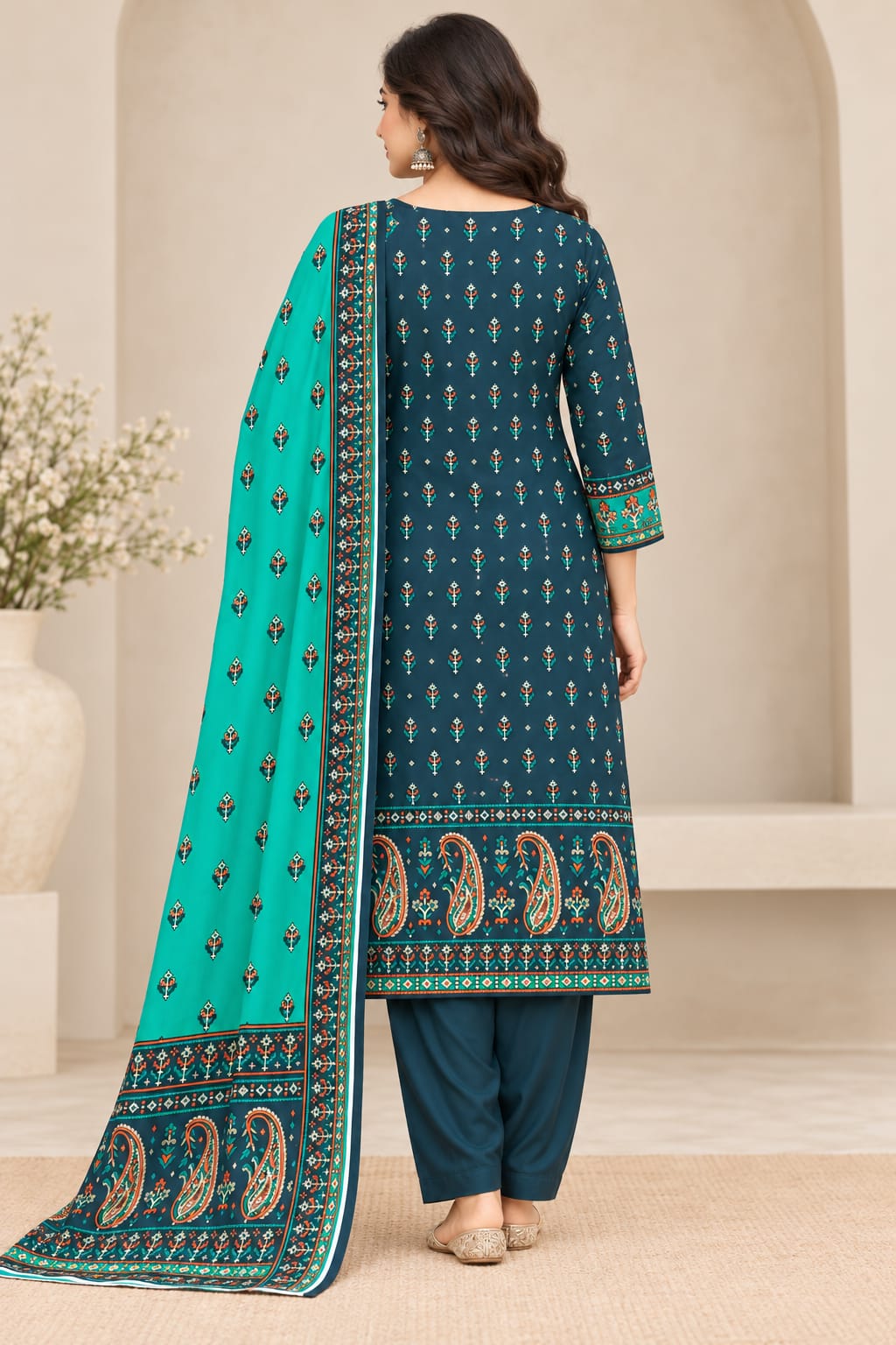 Premium Unstitched 3 Piece Linen