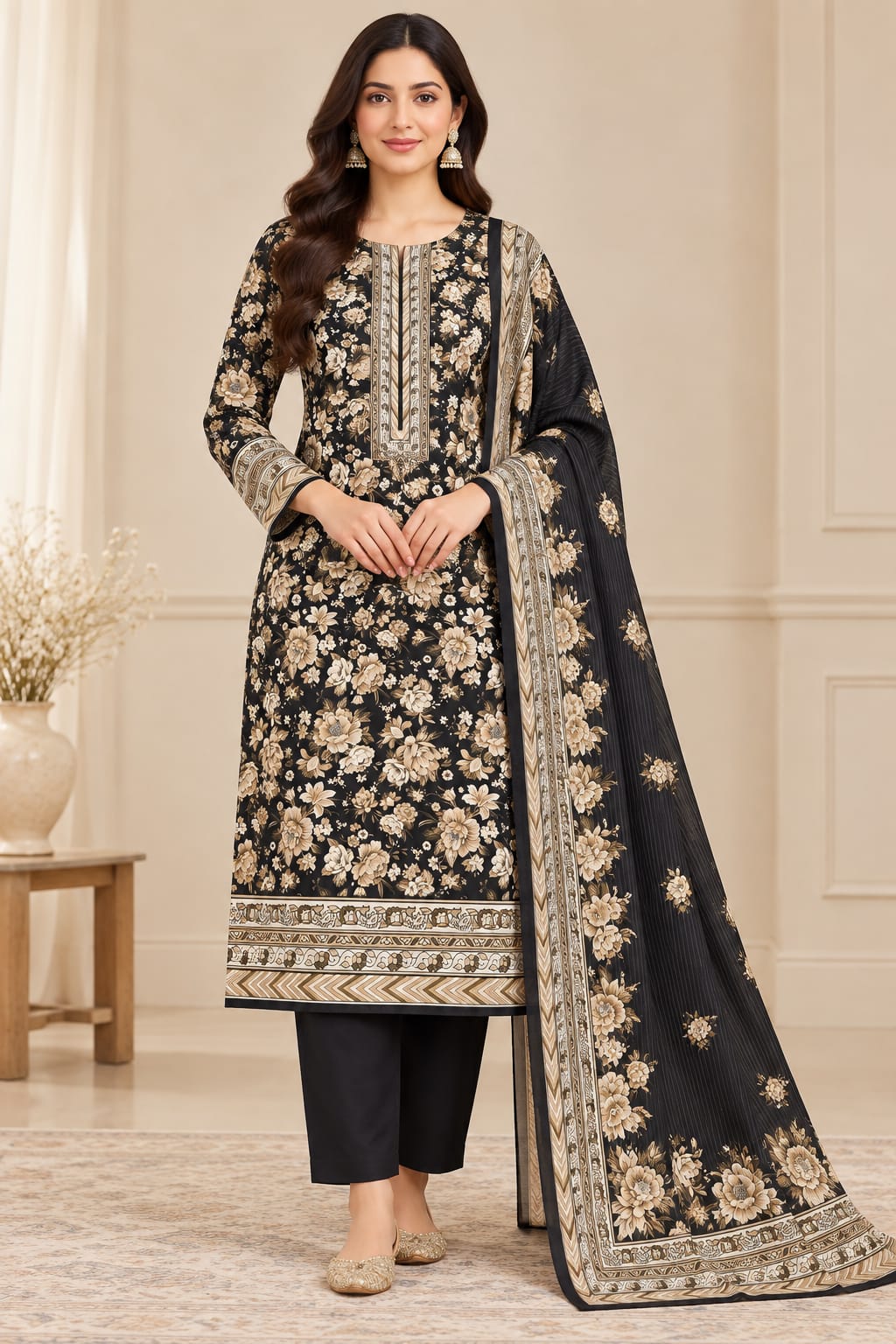 Premium Unstitched 3 Piece Linen
