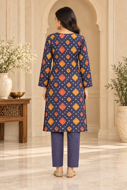 2 Piece Premium Cotton Unstitched