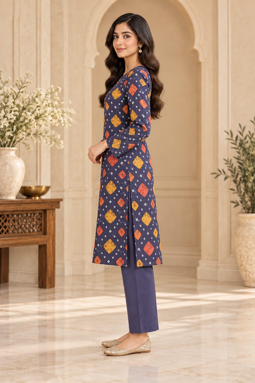 2 Piece Premium Cotton Unstitched