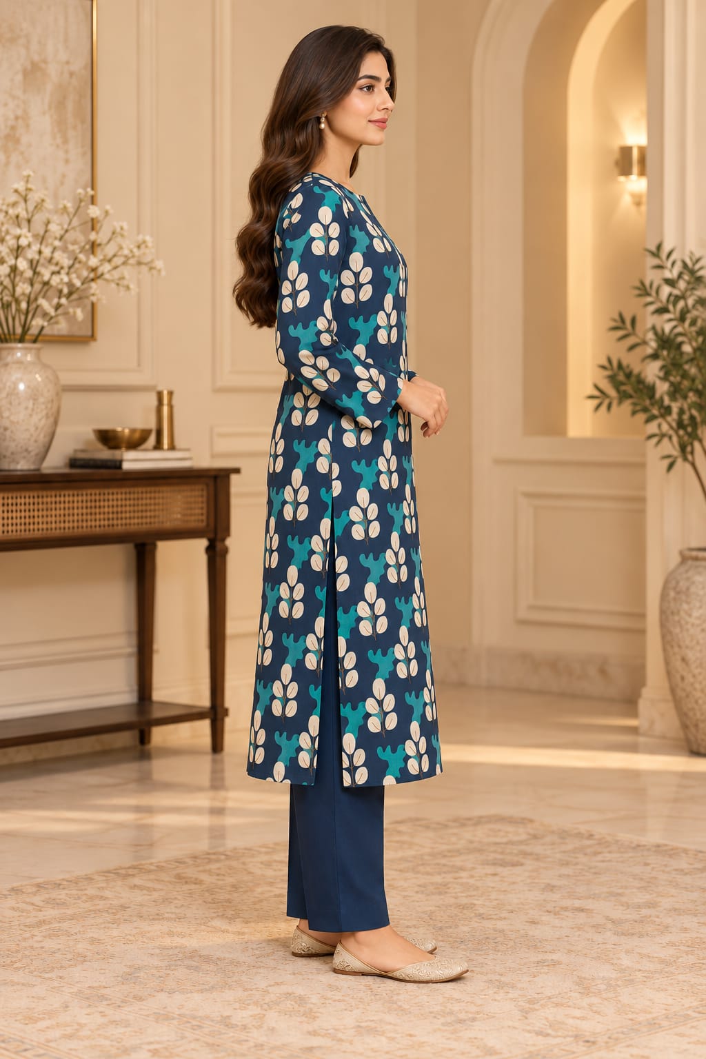 2 Piece Premium Cotton Unstitched